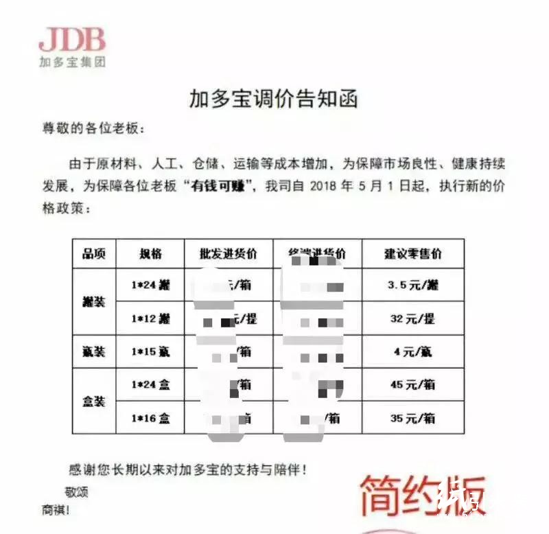 康師傅、加多寶分別爆出漲價函，新一輪漲價潮又來了？