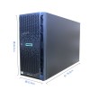 惠普（HP）服務(wù)器 HPE ML350 Gen9 E5-2609V4/2*8G/B140i/2*500G SATA/4個(gè)千兆網(wǎng)口/8LFF熱插拔SATA/1*500W熱插拔冗余電源 黑色 三年上門