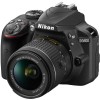 尼康（Nikon）D3400 單反數碼相機 約2472萬有效像素 3英寸液晶屏 自動對焦 無內置存儲 含AF-P DX 尼克爾 18-55mm f/3.5-5.6G VR防抖鏡頭 含相機包 一年保修 黑色