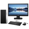 惠普（HP）臺(tái)式電腦/HP ProDesk 400 G5 MT 酷睿I3-8100（3.6GHz 4核）/4G/500G HHD/DVDRW/無系統(tǒng)/19.5寸顯示器/三年上門( HP ProDesk 400 G5 MT-N7010000059)