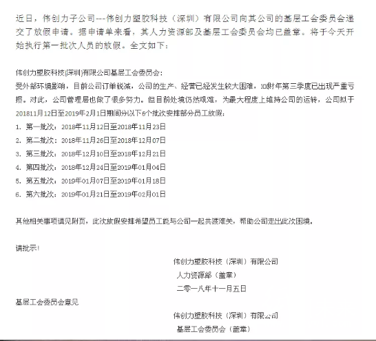 深圳偉創(chuàng)公司放假，伯恩裁減5000臨時(shí)工！雙十一2135億，為何紙板市場(chǎng)冷淡？