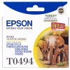 愛(ài)普生（Epson）T0494 黃色 打印機(jī)墨盒 適用于R210 R230 R310 RX510 650 可打印量630頁(yè)