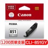 佳能（Canon）CLI-851GY 灰色 標(biāo)容墨盒 適用于 MG7580 MG7180 MG6380 iP8780 打印量780頁