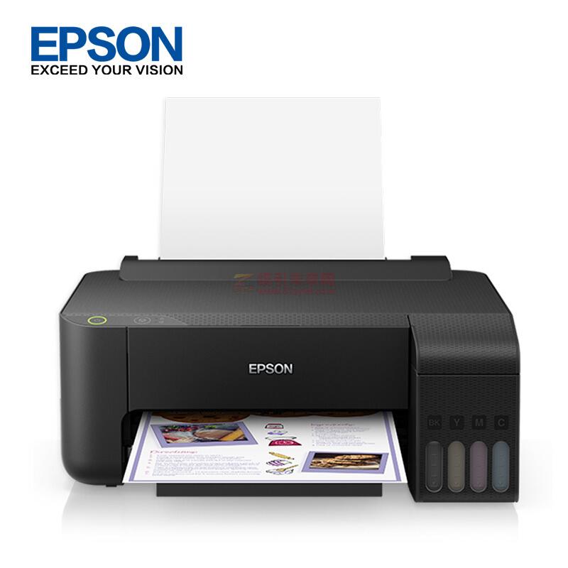 愛普生（EPSON）黑色 噴墨式打印機(jī)/L1118 黑色33PPM/彩色15PPM A4幅面 5760×1440dpi 手動(dòng)雙面 彩色噴墨式 適用耗材：004系列BK/C/M/Y 一年保修