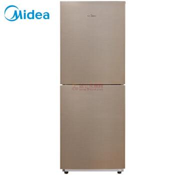 美的(Midea)166升 風冷無霜 電腦控溫 母嬰小冰箱 雙系統(tǒng)雙門電冰箱 感溫探頭 爵士棕 BCD-166WM