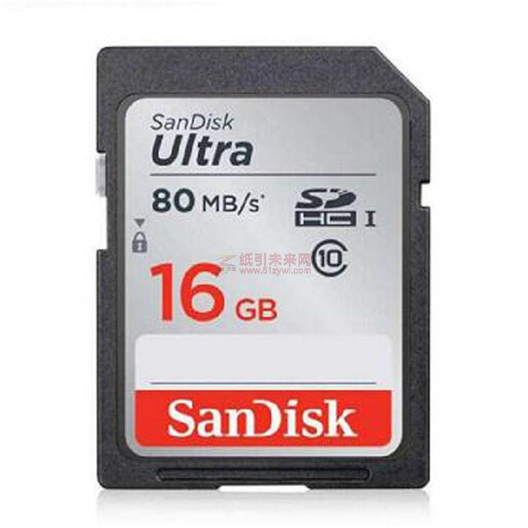 閃迪（SanDisk）SDSDUNC-016G-ZN6IN 至尊高速SD卡 16G Class10 讀速80MB/s 灰色