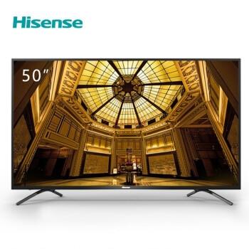 海信（Hisense）H55E 系列 4K高清全面屏電視 AI 纖薄人工智能網(wǎng)絡液晶電視機 50英寸 50H55E 黑色