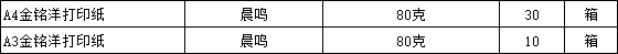 采購金銘洋復(fù)印紙